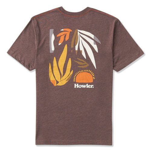 Abstract Savannah Pocket Tee - Espresso Heather Tops Howler Bros Espresso Heather S 