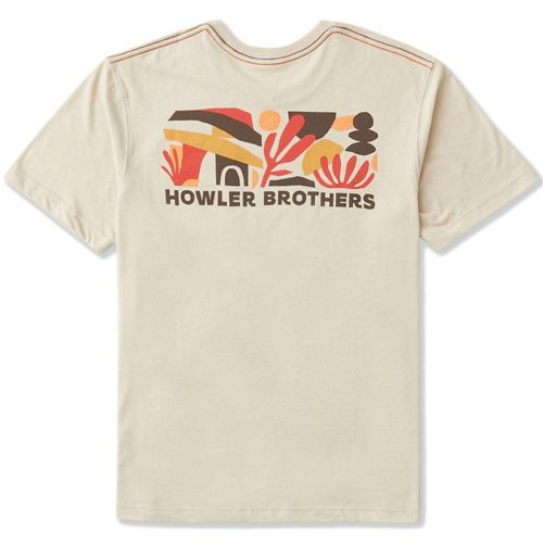 Distant Forms Pocket Tee - Sand Heather Tops Howler Bros Sand Heather S