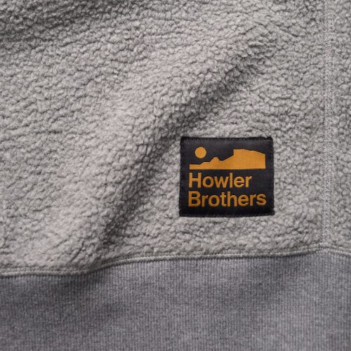 F24 Fleece Eleos Crewneck Athletic Grey Detail 1