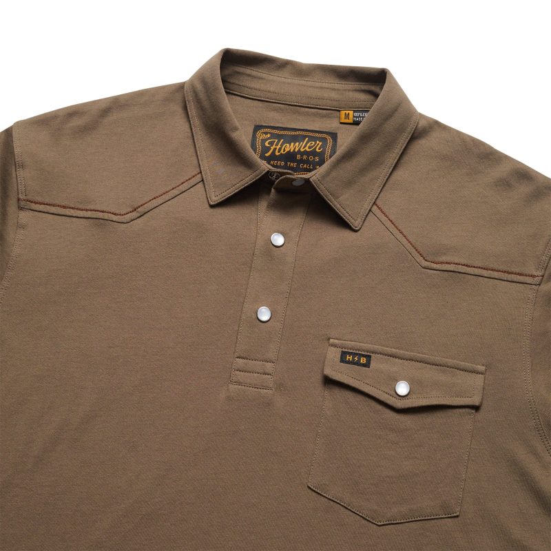 F24 SS Shirts Ranchero Polo Earth Angle