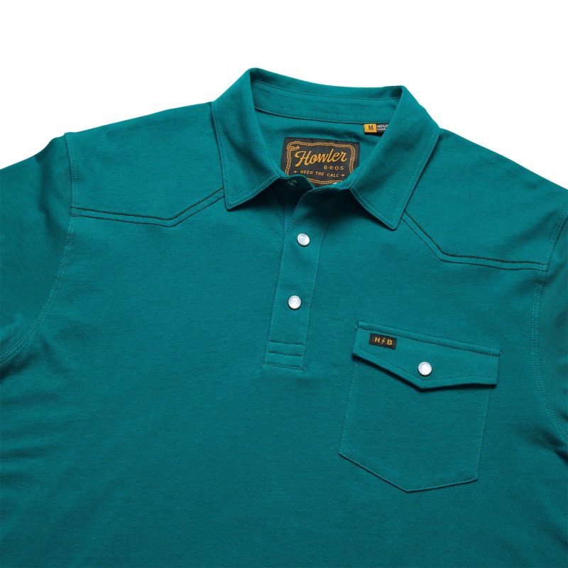 F24 SS Shirts Ranchero Polo Ultramarine Angle