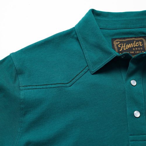 F24 SS Shirts Ranchero Polo Ultramarine Detail 1