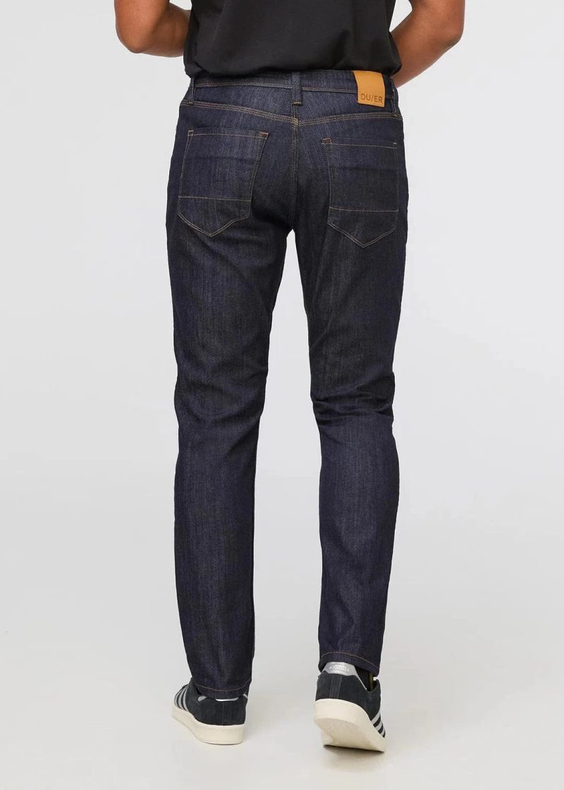 MFLR3002 Performance Denim Relaxed Taper Heritage Rinse 3935 Back 1